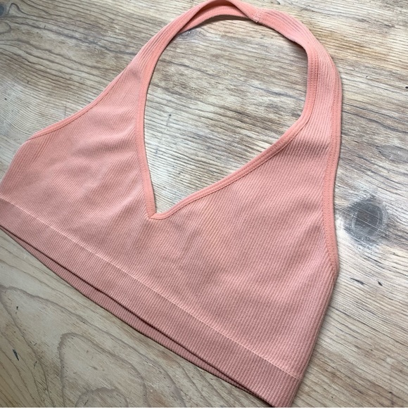NWOT Ribbed Halter Bralette - Picture 6 of 9